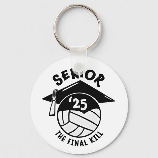 Chaveiro Graduação de Voleibol do mais velho 2025 (Frente)