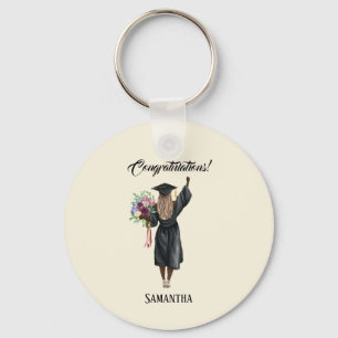 Chaveiro Graduação personalizada de aquarela (7)