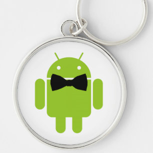 Chaveiro Gráfico de Ícone Robô Android Formal