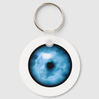 Chaveiro Gráfico de olhos turvos azul claro