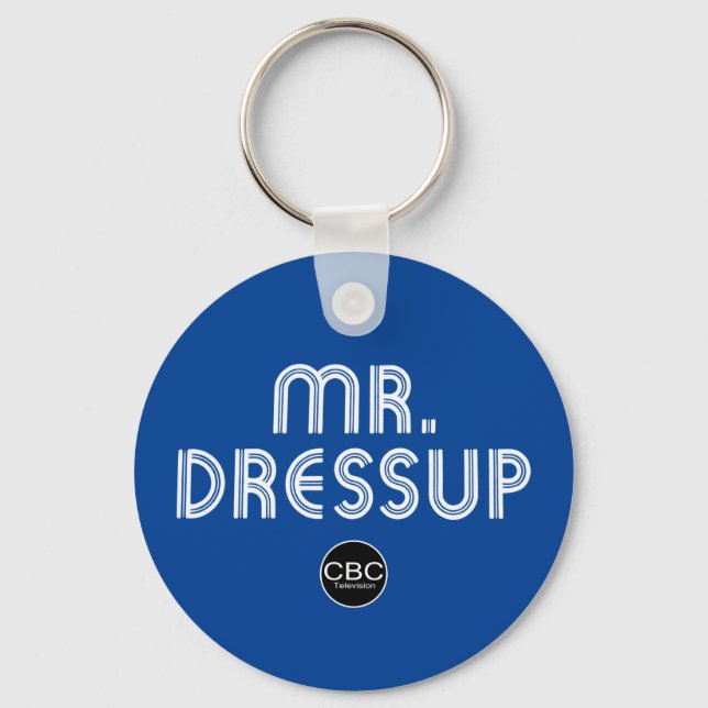 Chaveiro Gráfico de título do CBC Mr. Dressup (Frente)