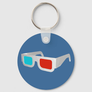 Chaveiro Gráfico dos óculos 3D retrorreflectores