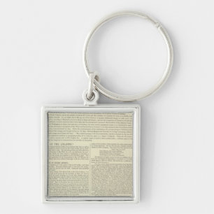 Chaveiro Gráfico físico do oceano Atlântico