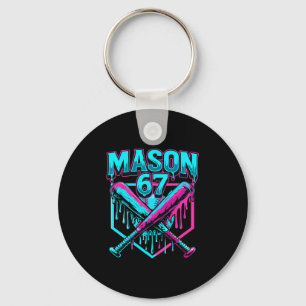 Chaveiro Gráficos engraçados de sorvete pingando Mason 67 p