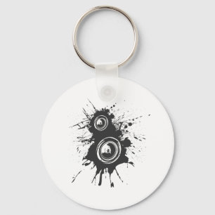 Chaveiro Grafites do auto-falante - áudio do disco-jóquei