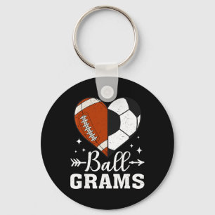 Chaveiro Gramas Divertidas de Futebol de Pé Byll