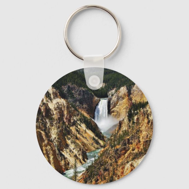 Chaveiro Grand Canyon Do Parque Yellowstone Olhando Para A  (Frente)