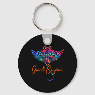 Chaveiro Grand Cayman Islands 2025 Tribal Stingray Family V