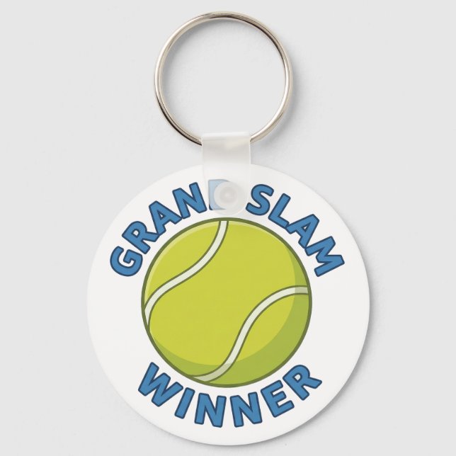 Chaveiro Grand Slam Winner Tennis Ball Sports Champion (Frente)