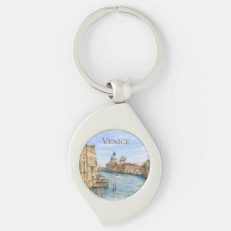Chaveiro Grande Canal de Veneza Aquarela