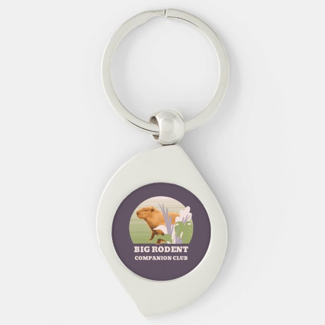 Chaveiro Grande Clube de Companheiros de Roedores Capivara (Frente)