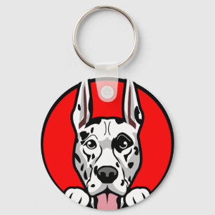 Chaveiro Grande Design do Cachorro - Trabalho de arte de Pe