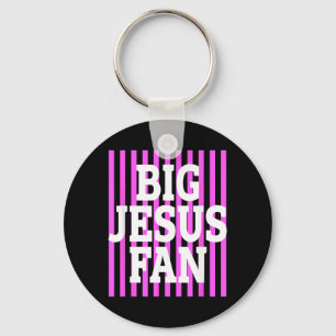 Chaveiro Grande fã de Jesus Listrado Grande fã de Jesus Pre