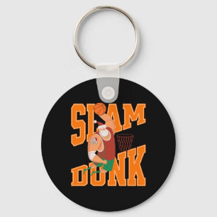 Chaveiro Grande Papai noel de Slam Dunk no Basquete no Nata
