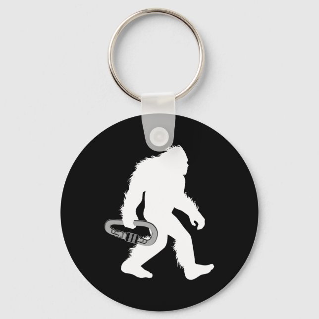 Chaveiro Grande Pé Montanhismo Climber Sasquatch  (Frente)