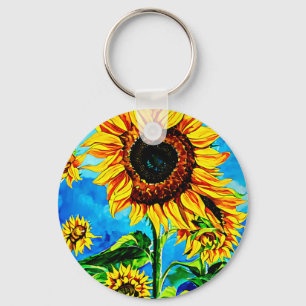 Chaveiro Grandes Sunflower Cobra Natureza Aquosa