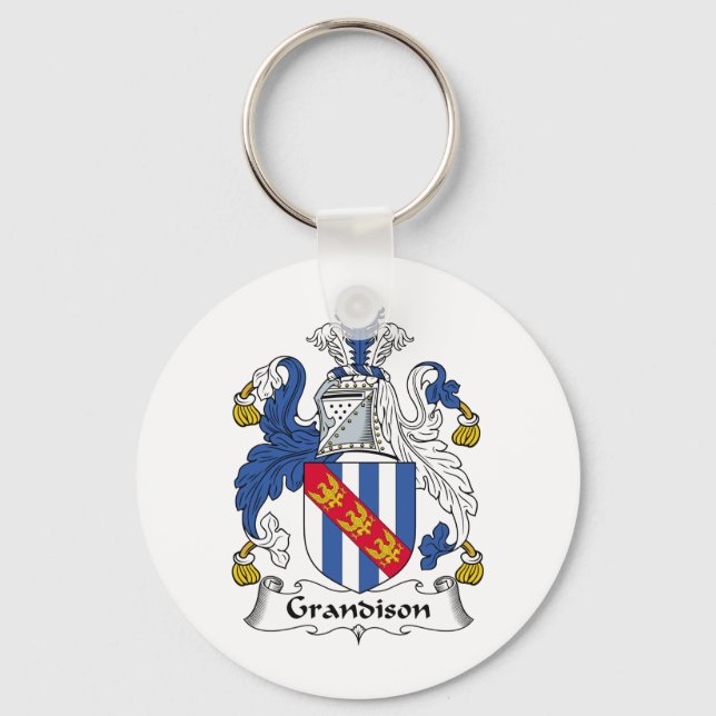 Chaveiro Grandison Family Crest (Frente)