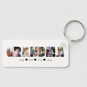 Chaveiro Grandma Photo Collage Keychain with 7 Photos