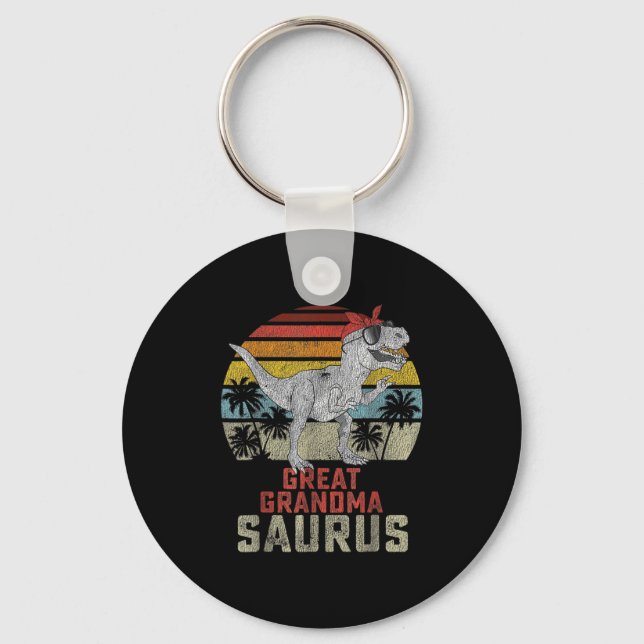 Chaveiro Grandmasauro T Rex Dinossauro Excelente Avó Saurus (Frente)