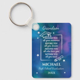 Chaveiro Grandson High School Graduation Custom Name Year 