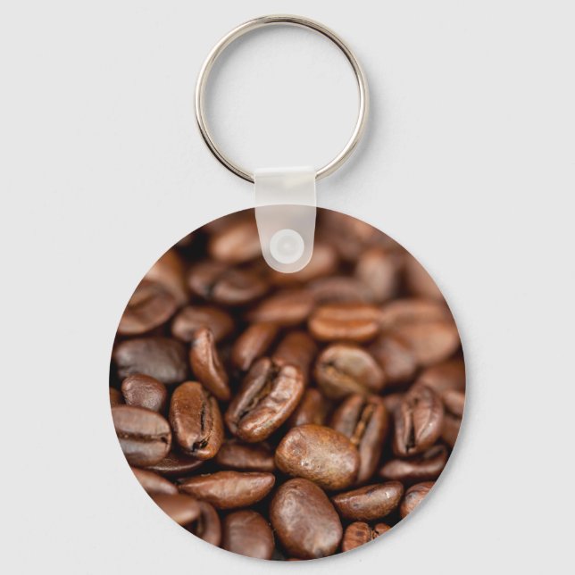Chaveiro Grãos de Café Torrado (Frente)
