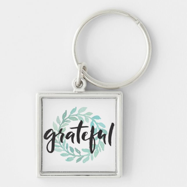 Chaveiro Gratidão Grateful Wreath (Frente)