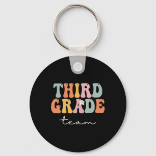 Chaveiro Grau Equipe Retro Groovy Vintage Primeiro Dia Da E