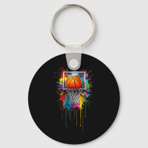 Chaveiro Gravata Tie Dye Colorida Sketll Splash de Cores Ar