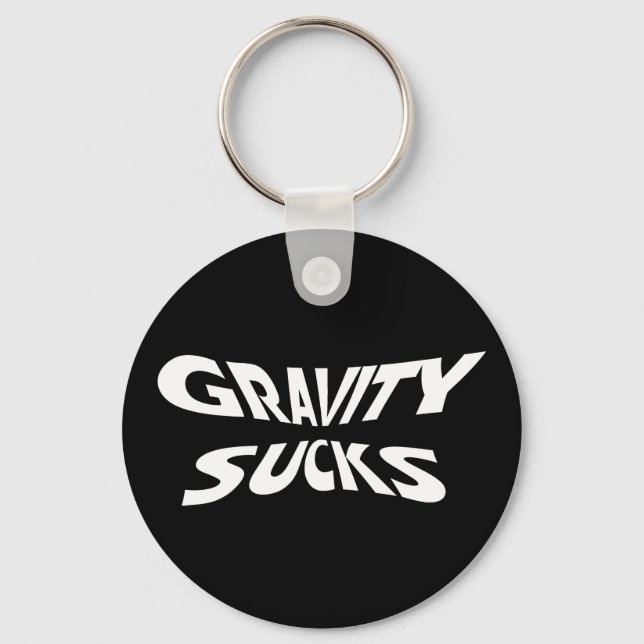 Chaveiro Gravidade é uma merda - Física Engraçada Humor na  (Frente)