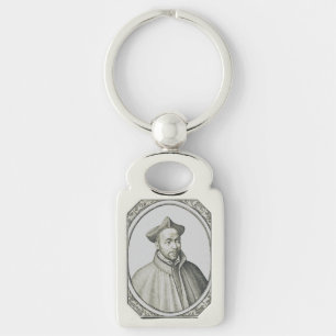 Chaveiro Gravura de São Inácio de Loyola Arte Antiga