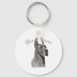 Chaveiro Great Dane (azul) Mãe 2