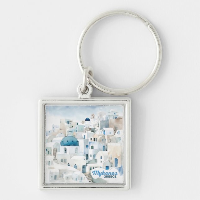 Chaveiro Grécia Mykonos (Frente)