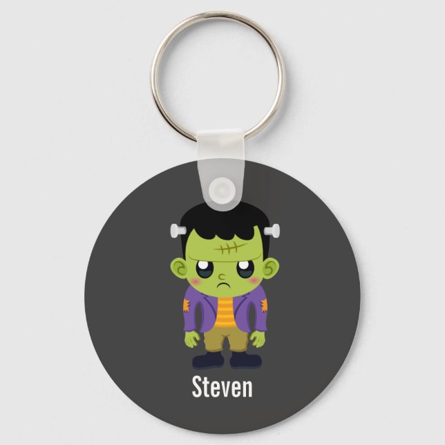 Chaveiro Green Frankenstein Monster Halloween (Frente)