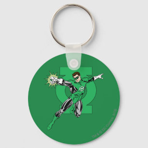 Chaveiro Green Lantern with Logo Background