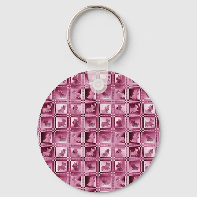 Chaveiro Grelha de Cachorros Scottie Puppies (Frente)