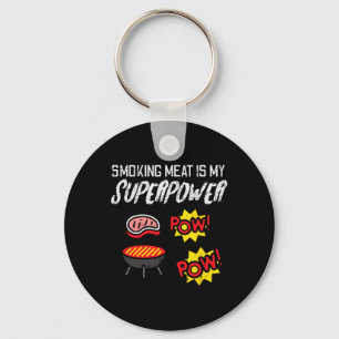 Chaveiro Grelhar Carne Meu Superpoder Bbq Churrasco Grelhar