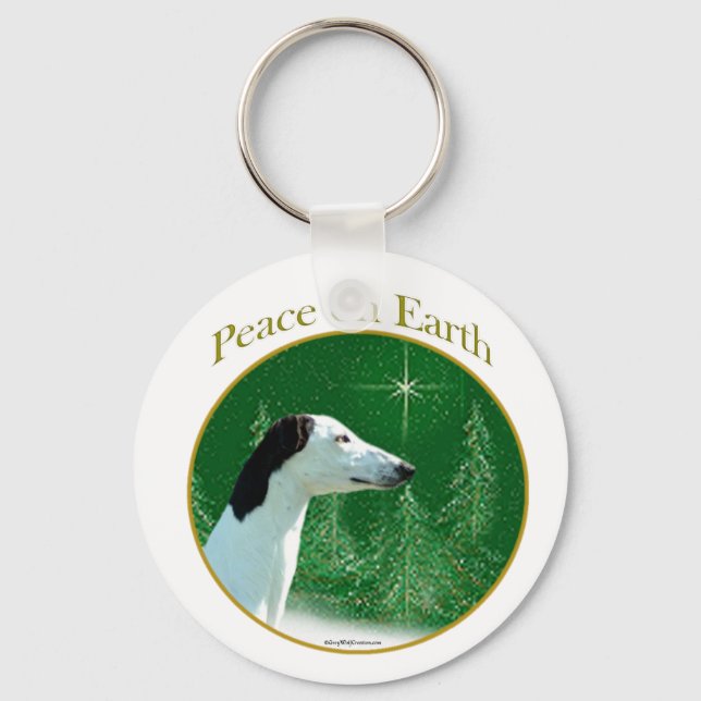Chaveiro Greyhound Peace (Frente)