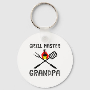 Chaveiro Grill Master Avô Presente Gift Mens Churrasco de V