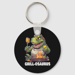 Chaveiro Grill-osaurus Rex Churrasco Dinossauro Pai Engraça
