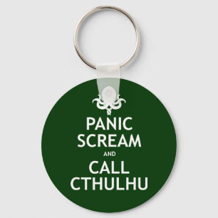 Chaveiro Gritar do pânico e chamada Cthulhu
