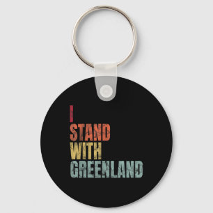 Chaveiro Groenlândia I Stand With Groenlândia