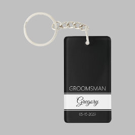 Chaveiro Groomsman Thank You Keychain