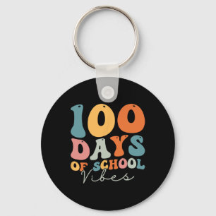 Chaveiro Groovy 100 Dias De Escola Vibes Meninas Professora