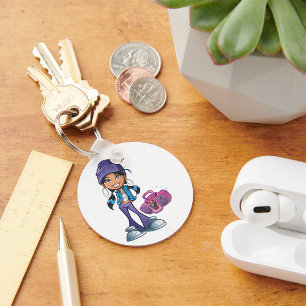 Chaveiro Groovy Girl Com Estéreo