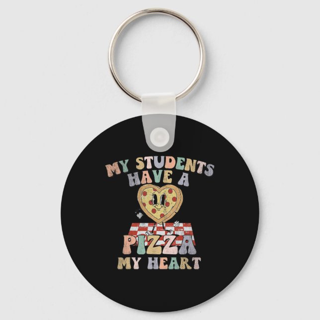 Chaveiro Groovy Meus Alunos Têm Pizza Do Meu Professor De C (Frente)