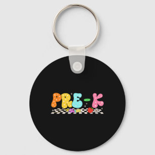 Chaveiro Groovy Pré-k Ck Para a Escola Primeiro Dia De Aula