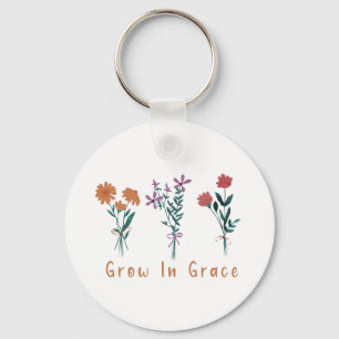 Chaveiro Grow in Grace Christian KeyChain