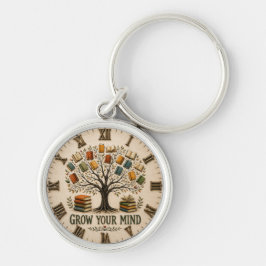 Chaveiro Grow Your Mind Book Reading Teacher Gift