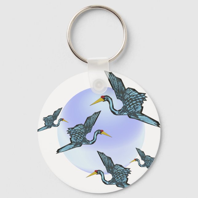 Chaveiro Grua da Boa Sorte (Frente)