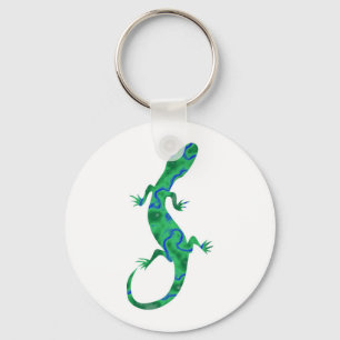 Chaveiro Grüner Gecko ArtDeco